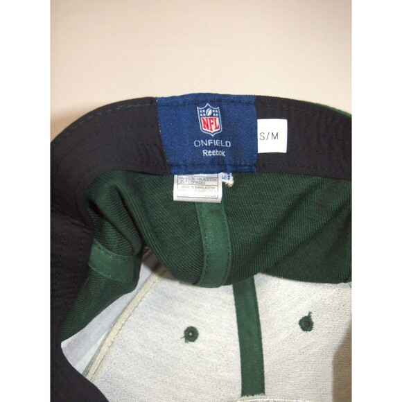 New York Jets Reebok NFL On Field Fitted Cap Hat Size: S/M Stretch to Fit Unisex - Picture 6 of 6